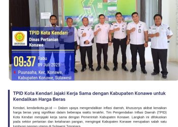 TPID Kota Kendari Jajaki Kerja Sama dengan Kabupaten Konawe untuk Kendalikan Harga Beras