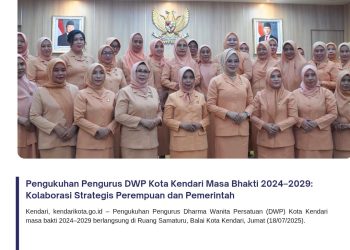 Pengukuhan Pengurus DWP Kota Kendari Masa Bhakti 2024–2029: Kolaborasi Strategis Perempuan dan Pemerintah