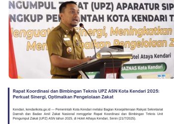 Rapat Koordinasi dan Bimbingan Teknis UPZ ASN Kota Kendari 2025: Perkuat Sinergi, Optimalkan Pengelolaan Zakat