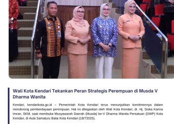Wali Kota Kendari Tekankan Peran Strategis Perempuan di Musda V Dharma Wanita