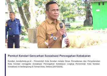 Pemkot Kendari Gencarkan Sosialisasi Pencegahan Kebakaran