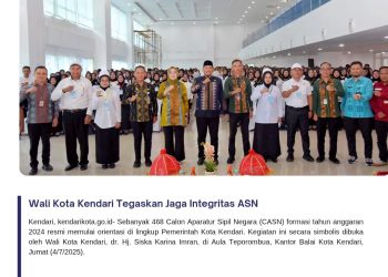 Wali Kota Kendari Tegaskan Jaga Integritas ASN