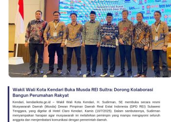 Wakil Wali Kota Kendari Buka Musda REI Sultra: Dorong Kolaborasi Bangun Perumahan Rakyat