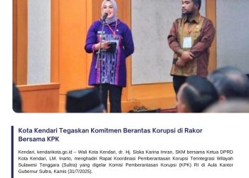 Kota Kendari Tegaskan Komitmen Berantas Korupsi di Rakor Bersama KPK