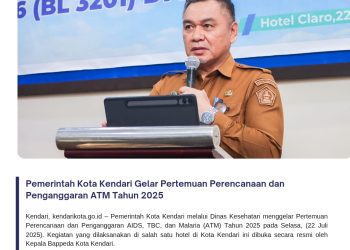 Pemerintah Kota Kendari Gelar Pertemuan Perencanaan dan Penganggaran ATM Tahun 2025
