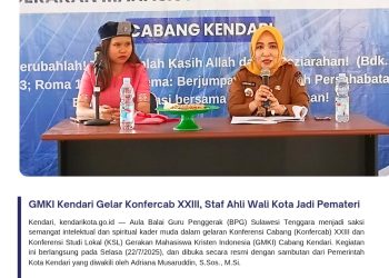 GMKI Kendari Gelar Konfercab XXIII, Staf Ahli Wali Kota Jadi Pemateri