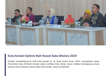 Kota Kendari Optimis Raih Swasti Saba Wistara 2025