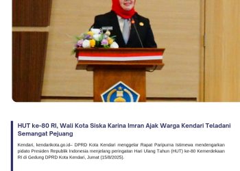 HUT ke-80 RI, Wali Kota Siska Karina Imran Ajak Warga Kendari Teladani Semangat Pejuang