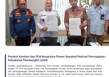 Pemkot Kendari dan PLN Nusantara Power Sepakat Perkuat Pencegahan Kebakaran Pembangkit Listrik