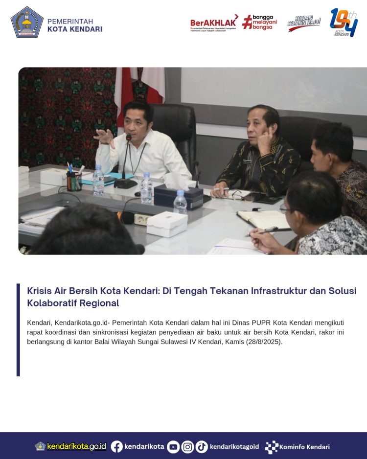 Krisis Air Bersih Kota Kendari: Di Tengah Tekanan Infrastruktur dan Solusi Kolaboratif Regional