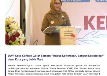 DWP Kota Kendari Gelar Seminar “Hapus Kekerasan, Bangun Kesetaraan” demi Kota yang Lebih Maju