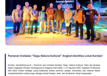 Pameran Instalasi “Sagu Natura Kultural” Angkat Identitas Lokal Kendari
