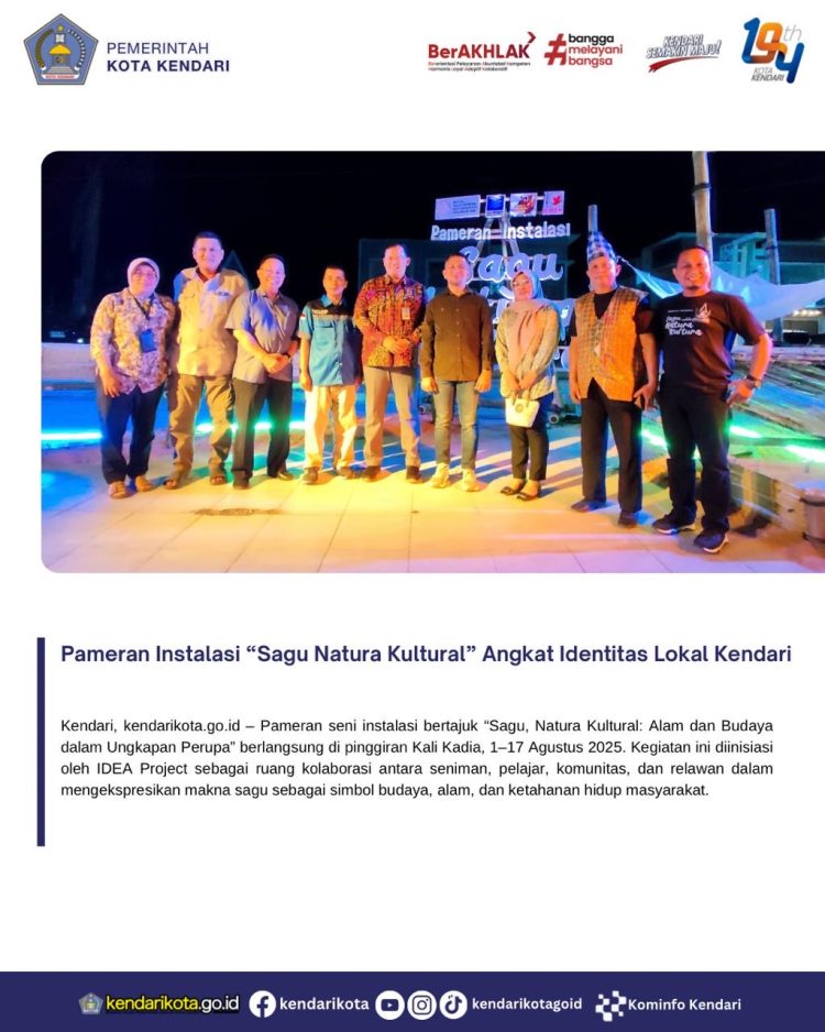 Pameran Instalasi “Sagu Natura Kultural” Angkat Identitas Lokal Kendari