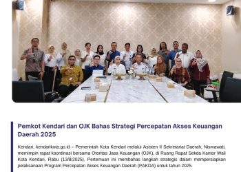 Pemkot Kendari dan OJK Bahas Strategi Percepatan Akses Keuangan Daerah 2025