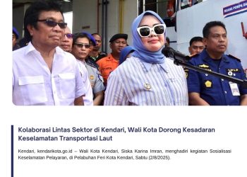 Kolaborasi Lintas Sektor di Kendari, Wali Kota Dorong Kesadaran Keselamatan Transportasi Laut