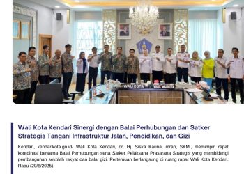 Wali Kota Kendari Sinergi dengan Balai Perhubungan dan Satker Strategis Tangani Infrastruktur Jalan, Pendidikan, dan Gizi