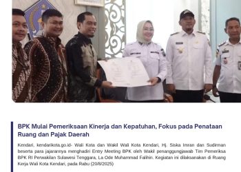 BPK Mulai Pemeriksaan Kinerja dan Kepatuhan, Fokus pada Penataan Ruang dan Pajak Daerah
