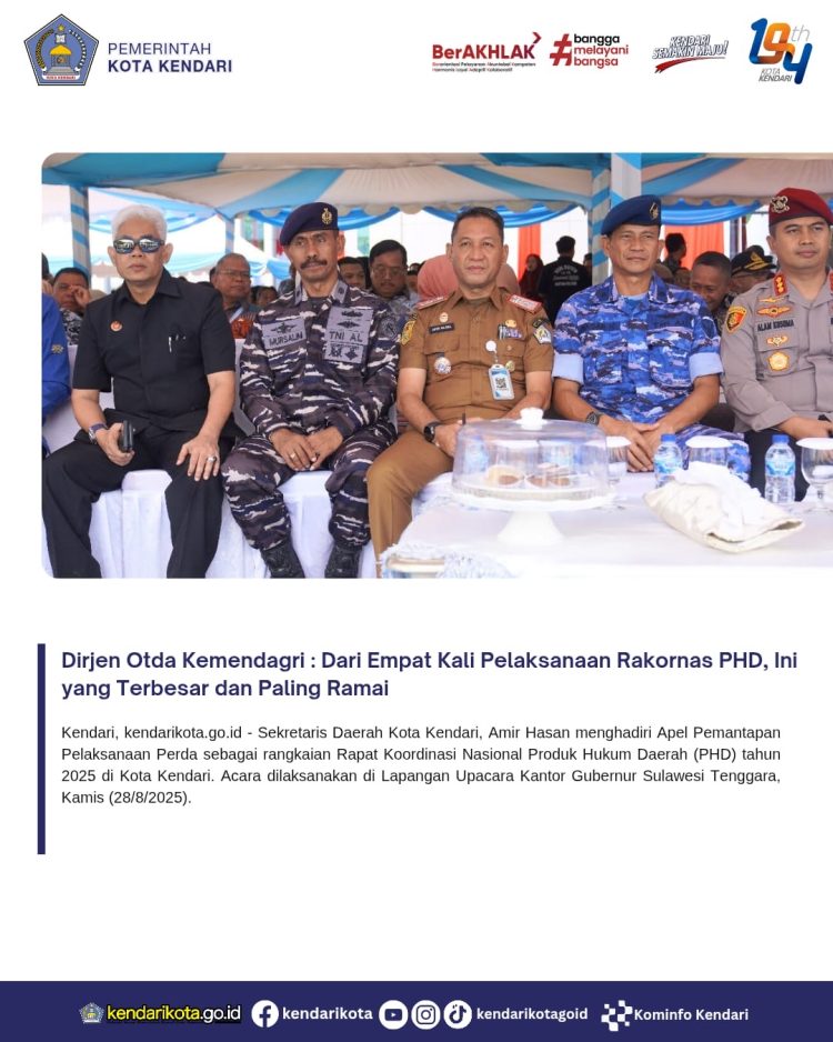 Dirjen Otda Kemendagri : Dari Empat Kali Pelaksanaan Rakornas PHD, Ini yang Terbesar dan Paling Ramai