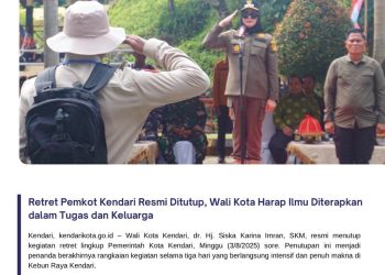 Retret Pemkot Kendari Resmi Ditutup, Wali Kota Harap Ilmu Diterapkan dalam Tugas dan Keluarga