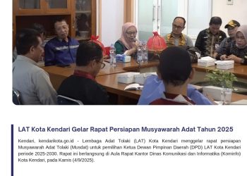 LAT Kota Kendari Gelar Rapat Persiapan Musyawarah Adat Tahun 2025