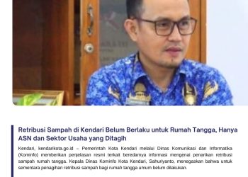 Retribusi Sampah di Kendari Belum Berlaku untuk Rumah Tangga, Hanya ASN dan Sektor Usaha yang Ditagih