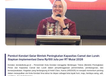 Pemkot Kendari Gelar Bimtek Peningkatan Kapasitas Camat dan Lurah: Siapkan Implementasi Dana Rp100 Juta per RT Mulai 2026
