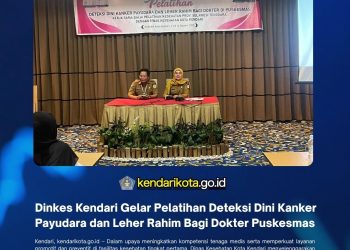 Dinkes Kendari Gelar Pelatihan Deteksi Dini Kanker Payudara dan Leher Rahim Bagi Dokter Puskesmas