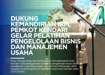 Dukung Kemandirian IKM, Pemkot Kendari Gelar Pelatihan Pengelolaan Bisnis dan Manajemen Usaha