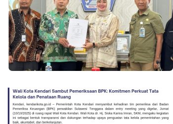 Wali Kota Kendari Sambut Pemeriksaan BPK: Komitmen Perkuat Tata Kelola dan Penataan Ruang