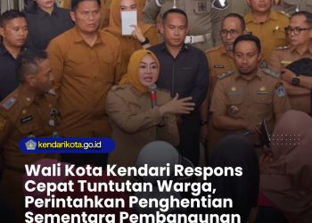 Wali Kota Kendari Respons Cepat Tuntutan Warga, Perintahkan Penghentian Sementara Pembangunan Perumahan