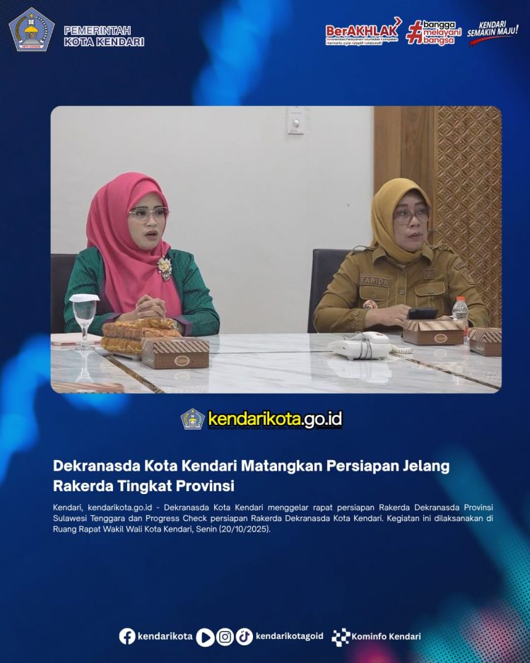 Dekranasda Kota Kendari Matangkan Persiapan Jelang Rakerda Tingkat Provinsi