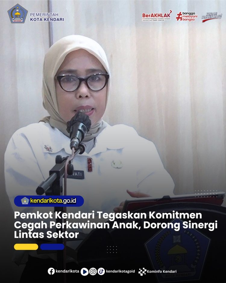 Pemkot Kendari Tegaskan Komitmen Cegah Perkawinan Anak, Dorong Sinergi Lintas Sektor