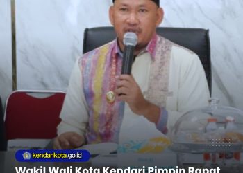 Wakil Wali Kota Kendari Pimpin Rapat Evaluasi MCP Triwulan III Tahun 2025