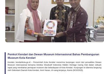 Pemkot Kendari dan Dewan Museum Internasional Bahas Pembangunan Museum Kota Kendari
