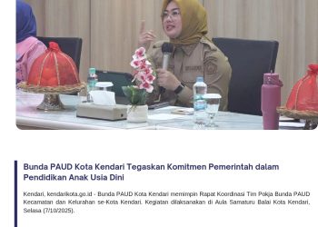 Bunda PAUD Kota Kendari Tegaskan Komitmen Pemerintah dalam Pendidikan Anak Usia Dini