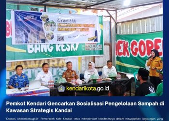 Pemkot Kendari Gencarkan Sosialisasi Pengelolaan Sampah di Kawasan Strategis Kandai