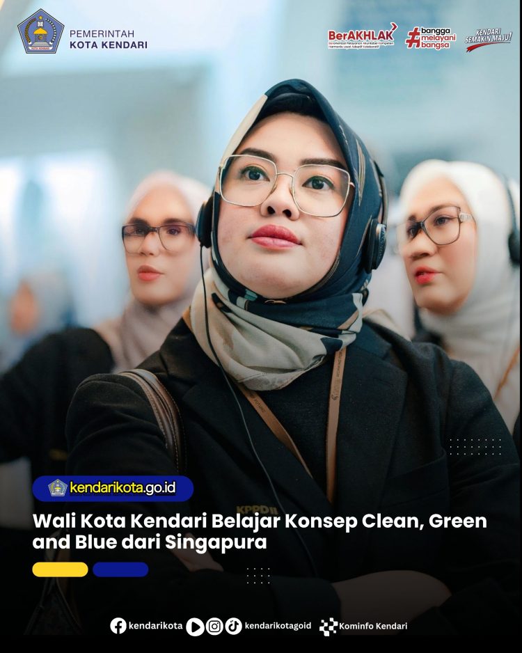 Wali Kota Kendari Belajar Konsep Clean, Green and Blue dari Singapura