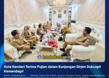 Kota Kendari Terima Pujian dalam Kunjungan Dirjen Dukcapil Kemendagri
