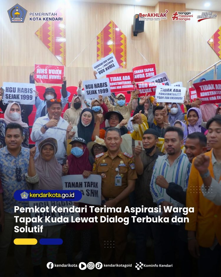 Pemkot Kendari Terima Aspirasi Warga Tapak Kuda Lewat Dialog Terbuka dan Solutif