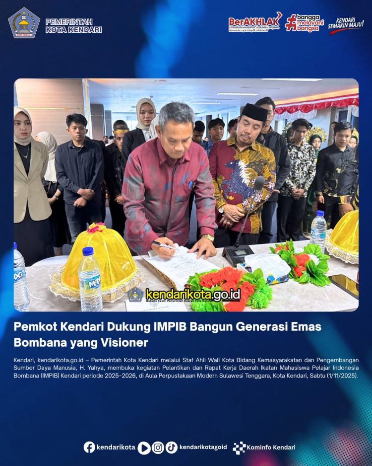 Pemkot Kendari Dukung IMPIB Bangun Generasi Emas Bombana yang Visioner