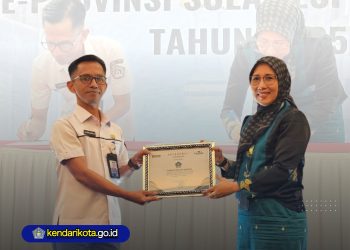 Pemkot Kendari Raih Penghargaan dari PT Taspen atas Kepatuhan Penyetoran Iuran Pegawai