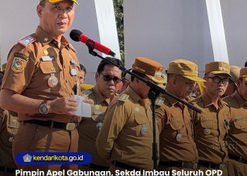 Pimpin Apel Gabungan, Sekda Imbau Seluruh OPD Laksanakan Gerakan Bersih Menyambut Penilaian Adipura 2025