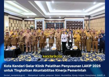 Kota Kendari Gelar Klinik Pelatihan Penyusunan LAKIP 2025 untuk Tingkatkan Akuntabilitas Kinerja Pemerintah
