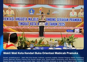 Wakil Wali Kota Kendari Buka Orientasi Mabicab Pramuka