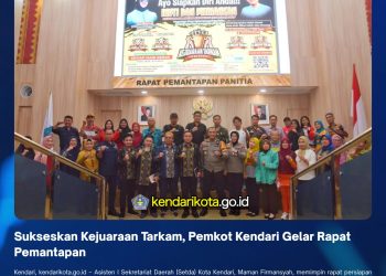 Sukseskan Kejuaraan Tarkam, Pemkot Kendari Gelar Rapat Pemantapan