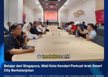 Belajar dari Singapura, Wali Kota Kendari Perkuat Arah Smart City Berkelanjutan