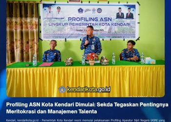 Profiling ASN Kota Kendari Dimulai: Sekda Tegaskan Pentingnya Meritokrasi dan Manajemen Talenta