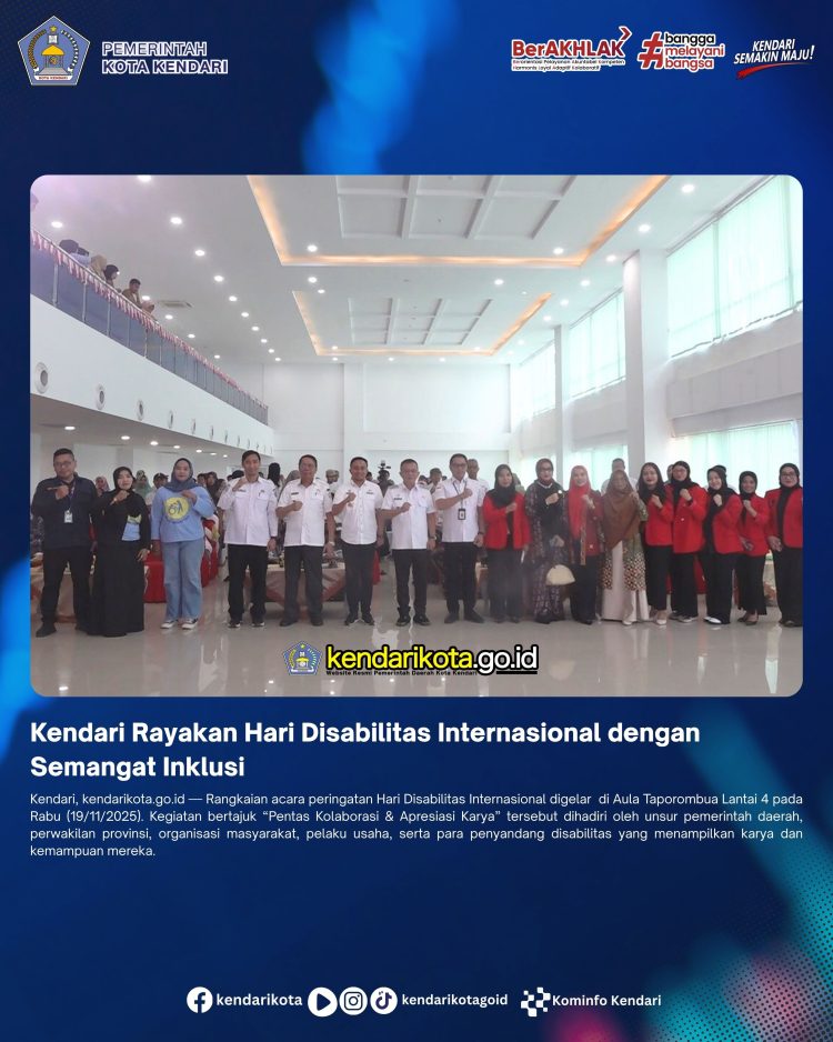 Kota Kendari Jadi Tuan Rumah Perayaan Hari Disabilitas Internasional