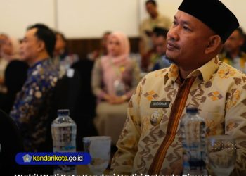 Wakil Wali Kota Kendari Hadiri Rakorda Binwas Inspektorat 2025