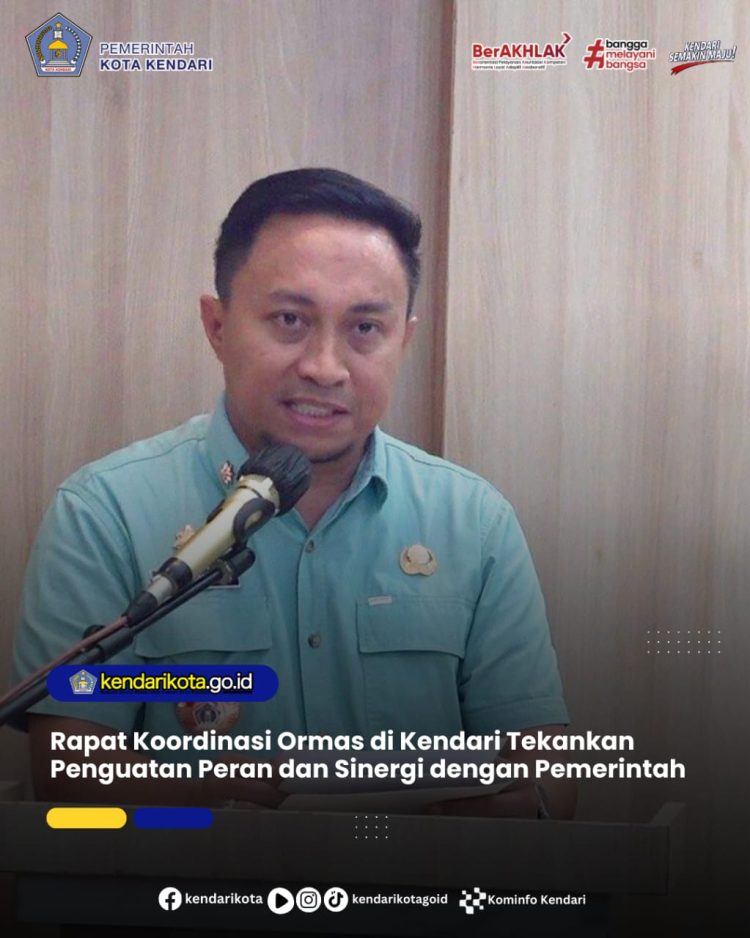 Rapat Koordinasi Ormas di Kendari Tekankan Penguatan Peran dan Sinergi dengan Pemerintah
